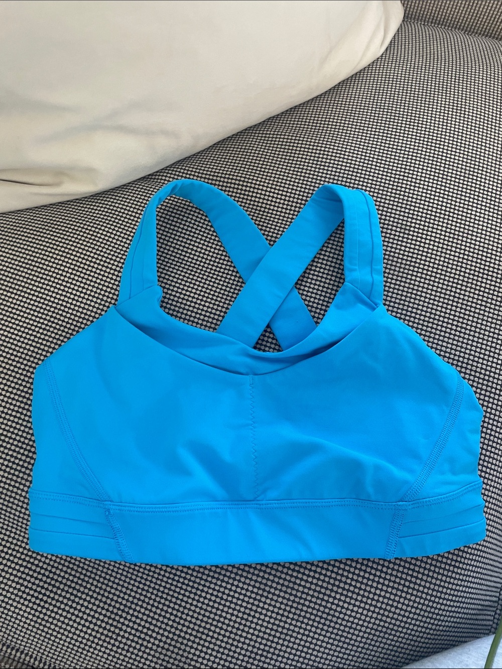 lululemon athletica Bright Blue Crisscross Sports Bra